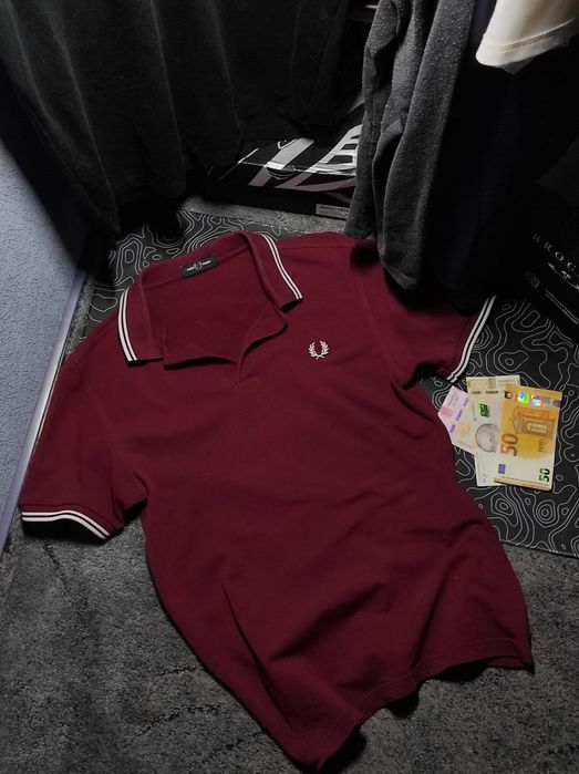 Червона Футболка Поло Fred Perry | Легіт Фред Перри Кежуал