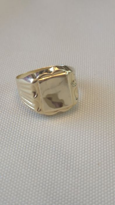 Duży męski złoty sygnet 585 3.54 gr 21mm 15x15mm