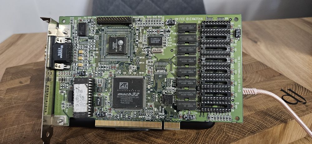 Retro karta graficzna ATI MACH32 2mb PCI