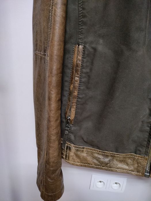 Kurtka skórzana L