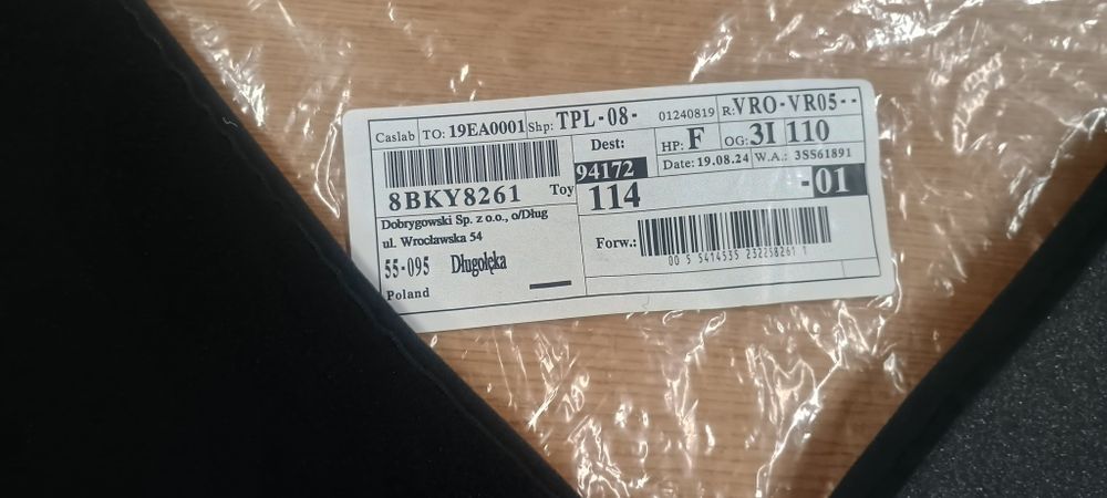 Yaris cross nowe dywaniki