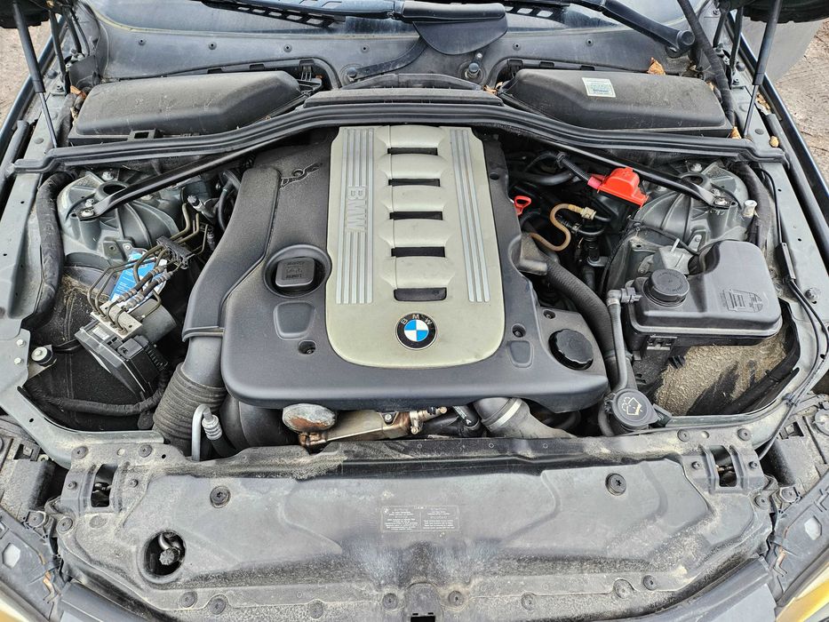 Bmw e61 2.5d 177km automat xenon skretny TITANGRAU II wszystkie czesci