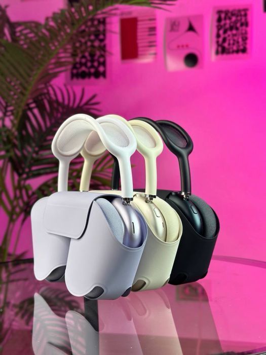 Навушники Apple AirPods Max 2 (2026 gen) + Гарантія + Шумодав + Гіроскоп + Анімація (Чорний, Срібний, Фіолетовий, Синій )