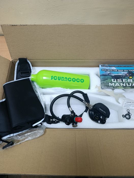 Балон для дайвинга 1л. Мини акваланг.