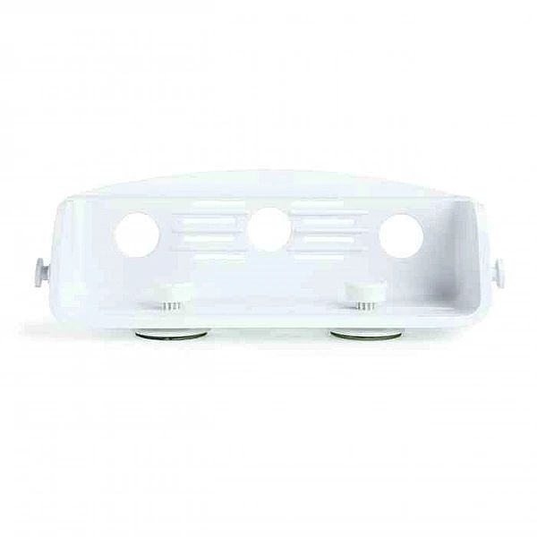Półka pod prysznic biała, Flex Gel-lock / Umbra