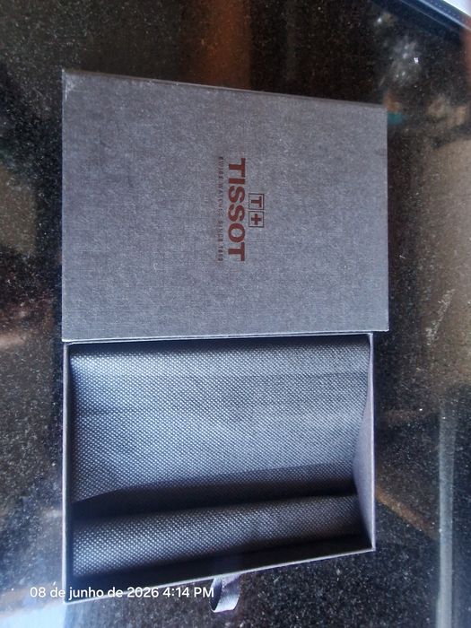 Carteira de homem em pele da marca tissot sem uso