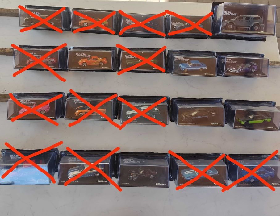 7 modeli kolekcjonerskich Fast&Furious DeAgostini