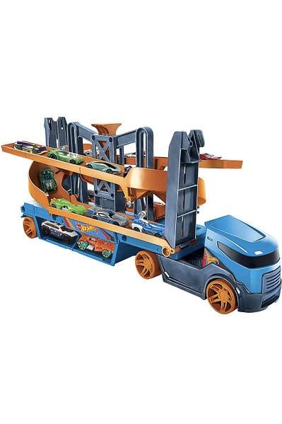Трек, вантажівка-транспортер Hot Wheels City Крутий спуск