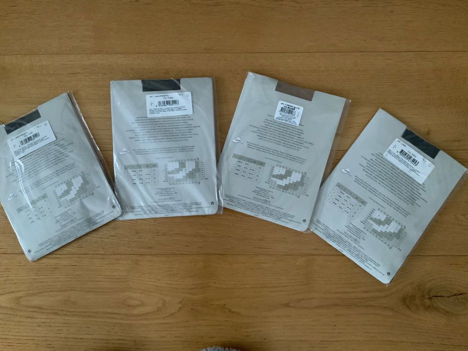Zestaw pończoch CALZEDONIA 4 opakowania 20DEN NOWE