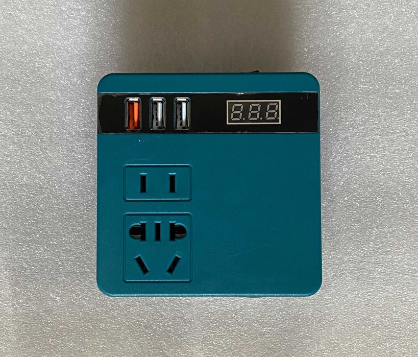 Інвертор напруги 20 В - 220 В для акумуляторів Makita 18v-21v