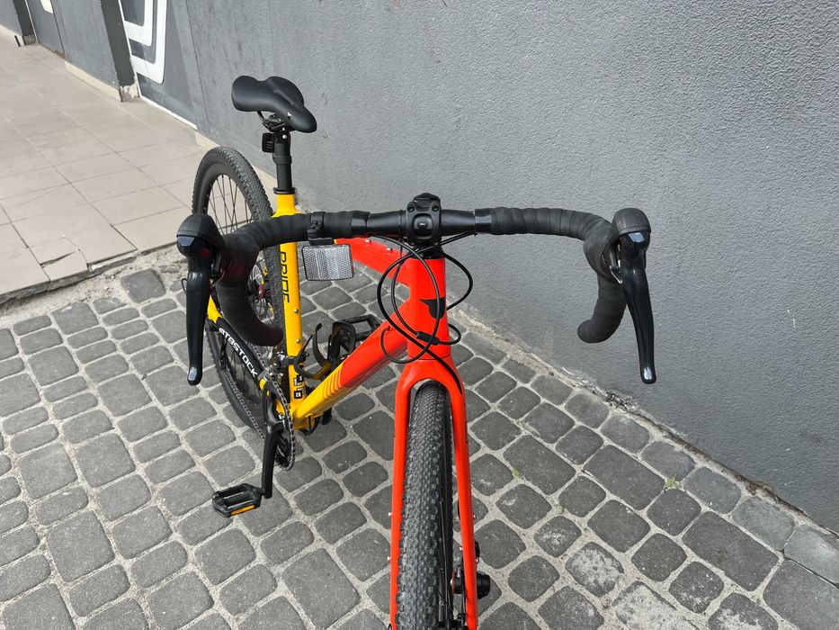 Гравійний велосипед 28" Pride ROCX 8.2 CF рама - S 2024 жовтий