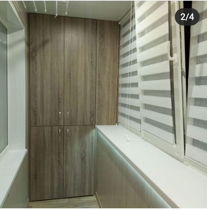 Балкон и лоджия внутренних работ.