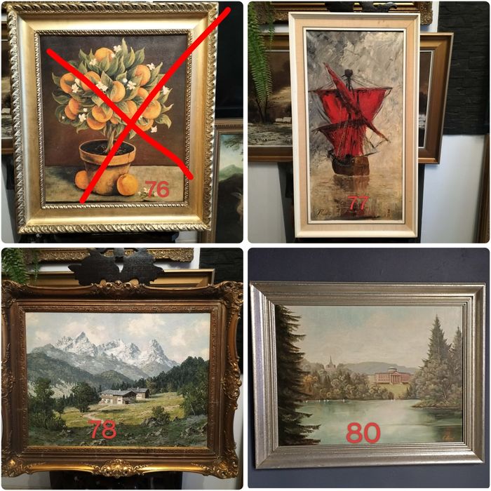 Pejzaż, portret, martwa natura - obraz olejny