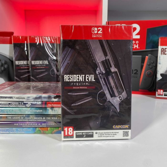 Nintendo Switch 2 Resident Evil Requiem Deluxe Edition Steelbook Нова