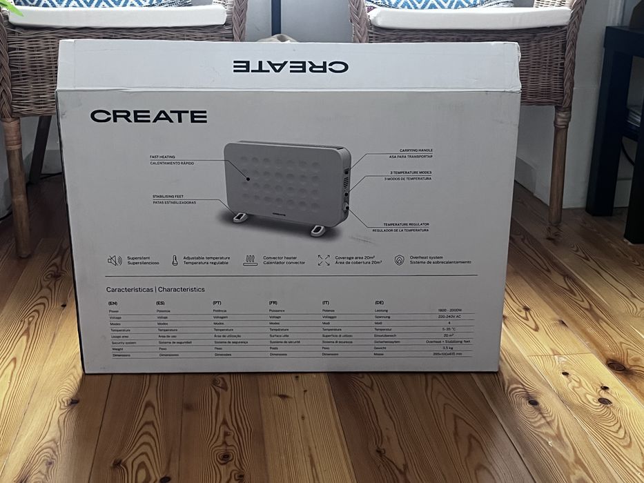 Aquecedor convecção Create Warm Ready 2000w