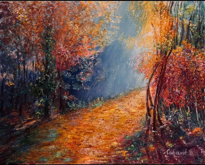Живопис. Картина. Усміхнена осінь.