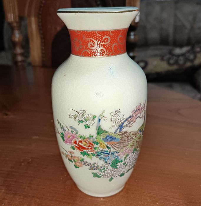 Jarra Satsuma Japonesa Vintage – Pintada à Mão | Peça Elegante de Coleção