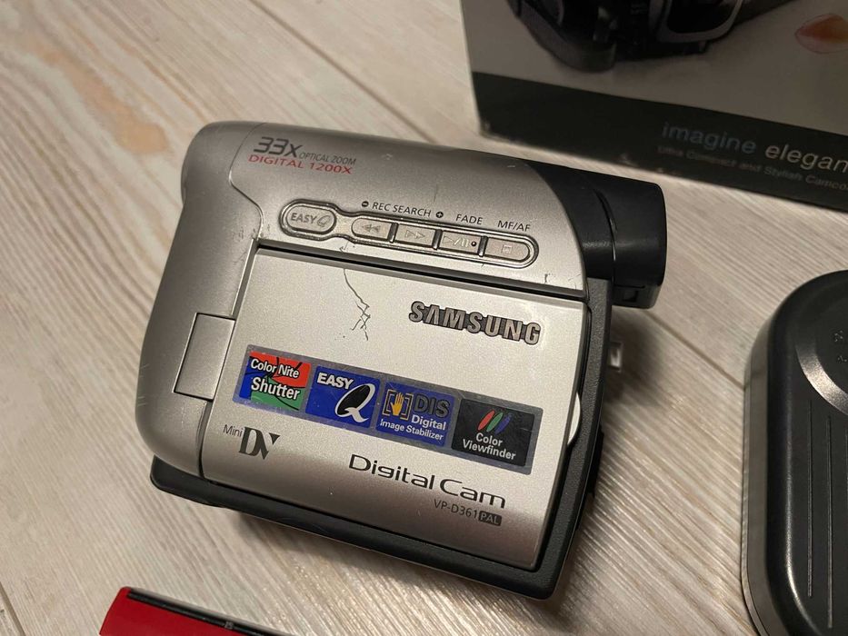 Kamera Cyfrowa Samsung VP-D361 miniDV pudełko