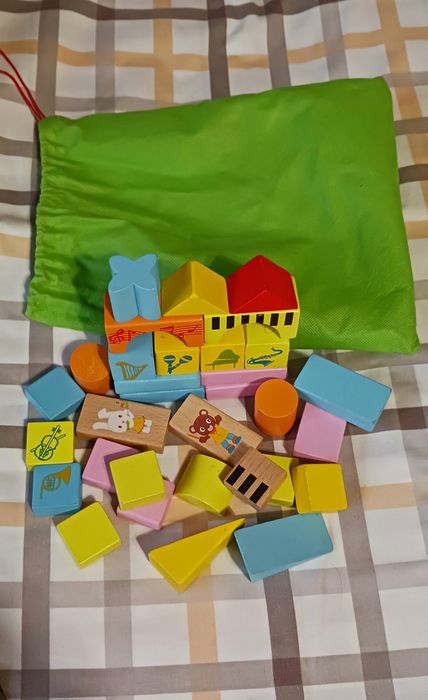 Конструктор дерев'яний,  32 деталі