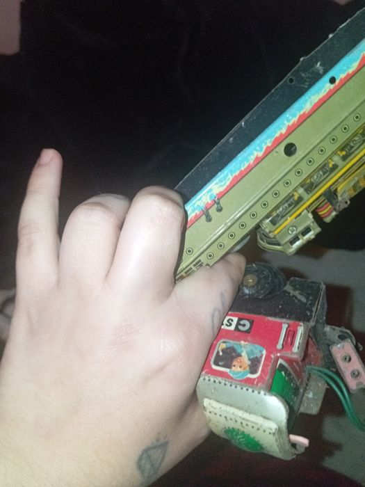 Comboio e braco defeito incompleto