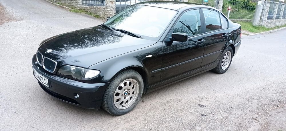 BMW Seria 3 Czarna E46 w sedanie zadbana w dobrym stanie okazja!