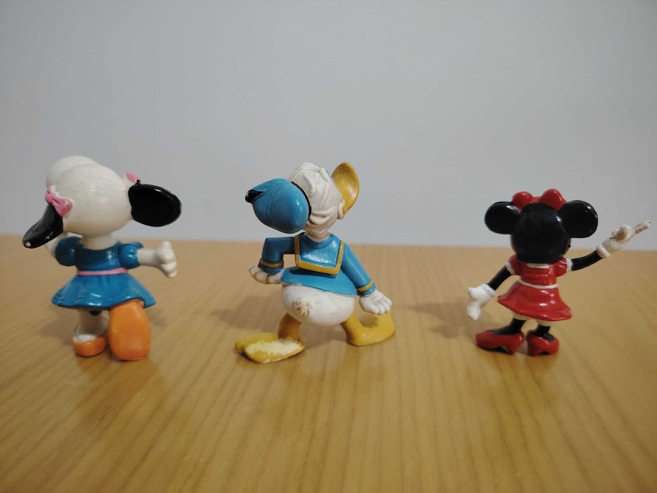 Bonecos PVC Pato Donald, Minnie e Snoopy