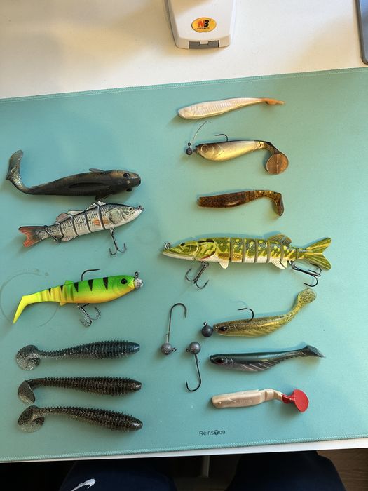 Przynęty na szczupaka (średnie i duze)-Keitech, Jaxon, Savage Gear,