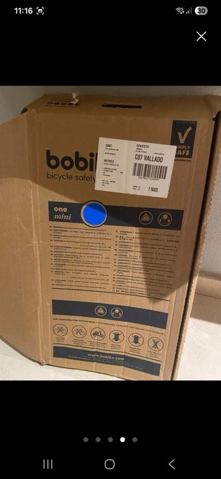 Assento bicicleta para bebé bobike