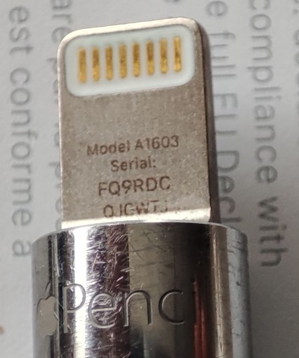 Apple Pencil 1 gen (A1603), oryginał.
