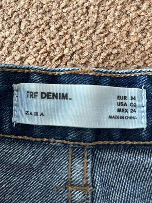 Джинсові шорти Zara з мереживом