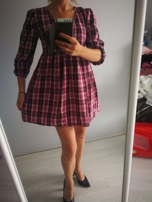 Crop, sukienka Babydoll, bufki