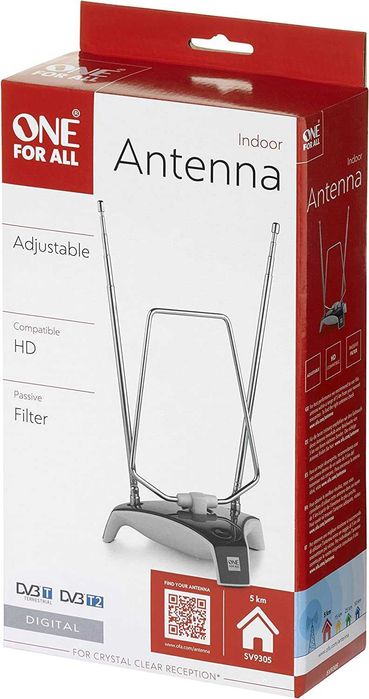 Antena amplificadora de sinal digital DVB-T