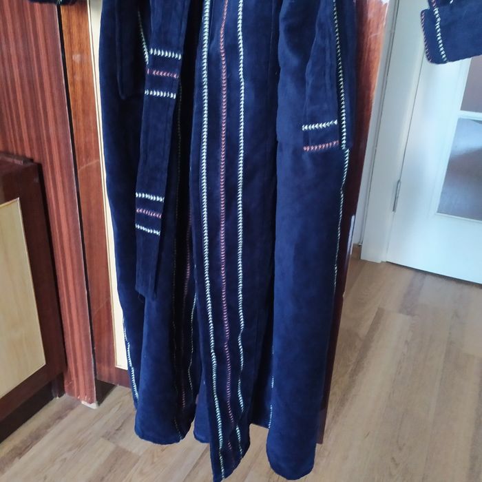 Халат чоловічий з поясом. Розмір XXL. 100% COTTON. Добрий стан. Темно-синій