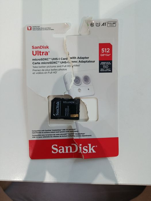 Karta micro SD 512 GB