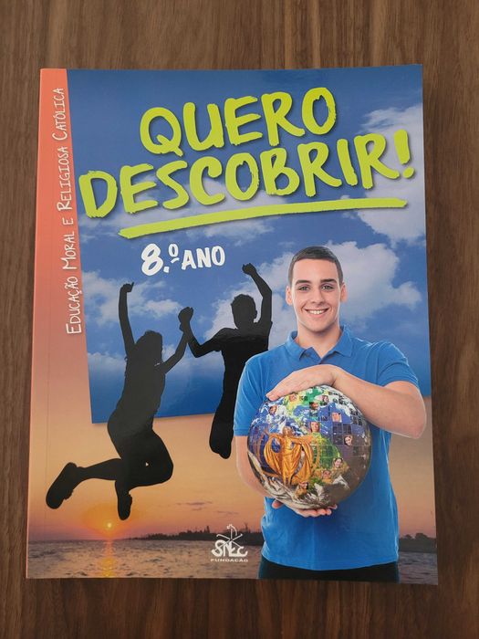 Manual escolar EMRC Quero Descobrir 8° ano NOVO