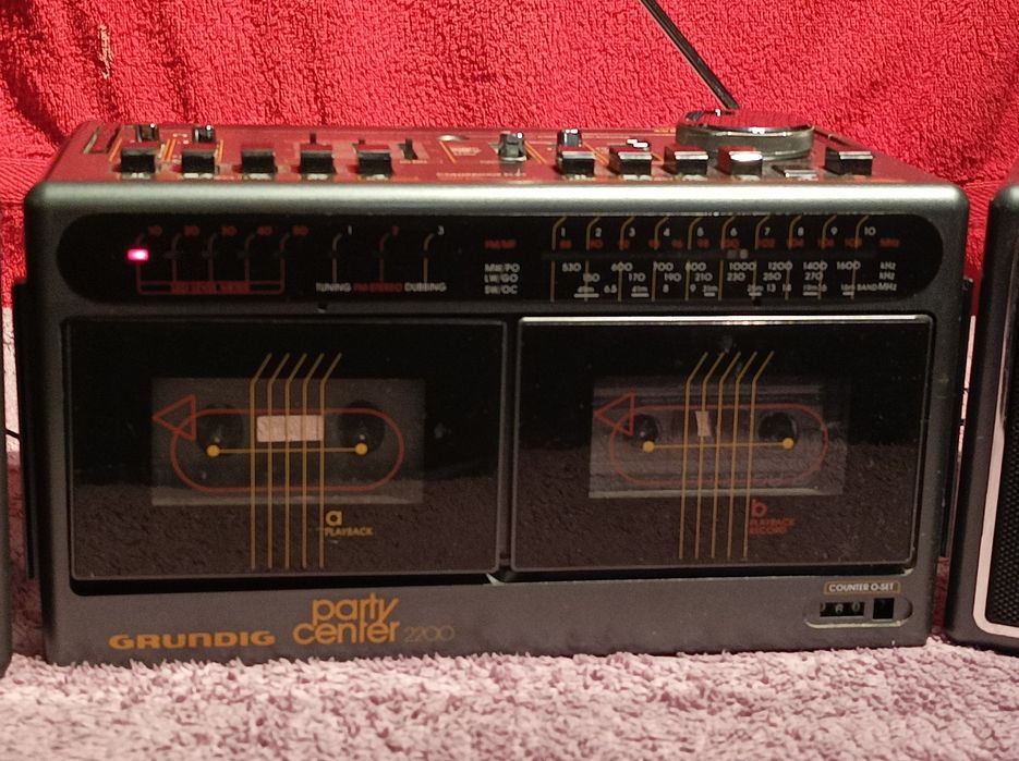 Radomagnetofon vintage,Grundig Party Center. Rzadki model.! Super stan