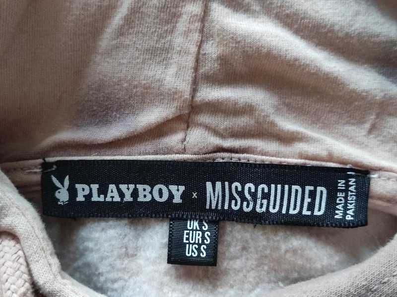 - Playboy / Missguided - Bluza z króliczkiem r. S oversize