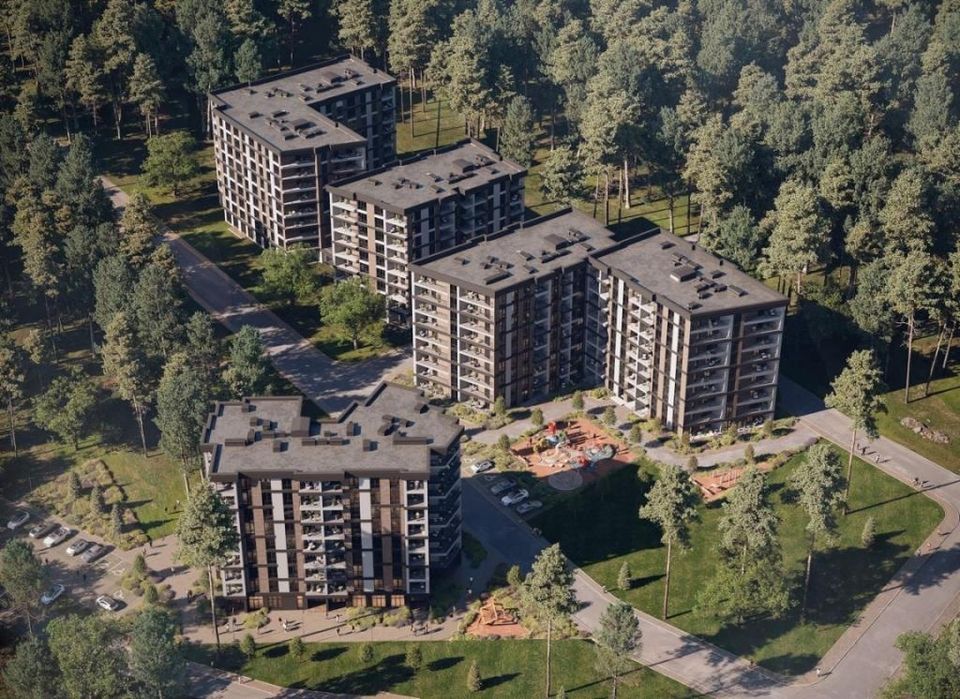 Продаж 1к квартири 44,16 м² з терасою 17,98  м² в  Ірпені в новому ЖК Бруклін •  52992$ • оформлення 1%• ваучер • сертифікат - Вид 3