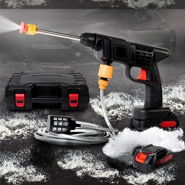 Бездротовий акумуляторний водяний пістолет високого тиску миття