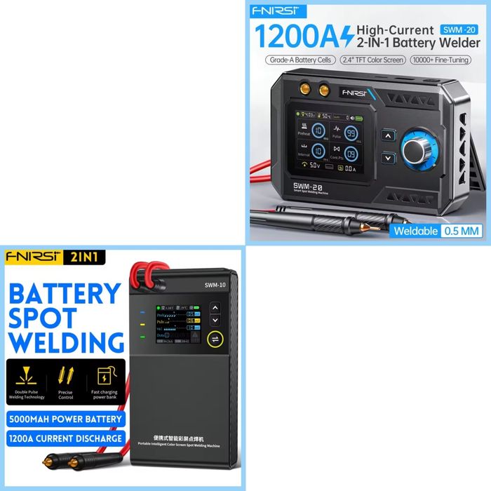 Точечная сварка Fnirsi SWM-20 SWM-10 для аккумуляторов