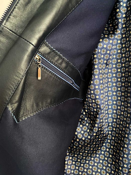 Nowa, skórzana kurtka męska Giacomo Conti