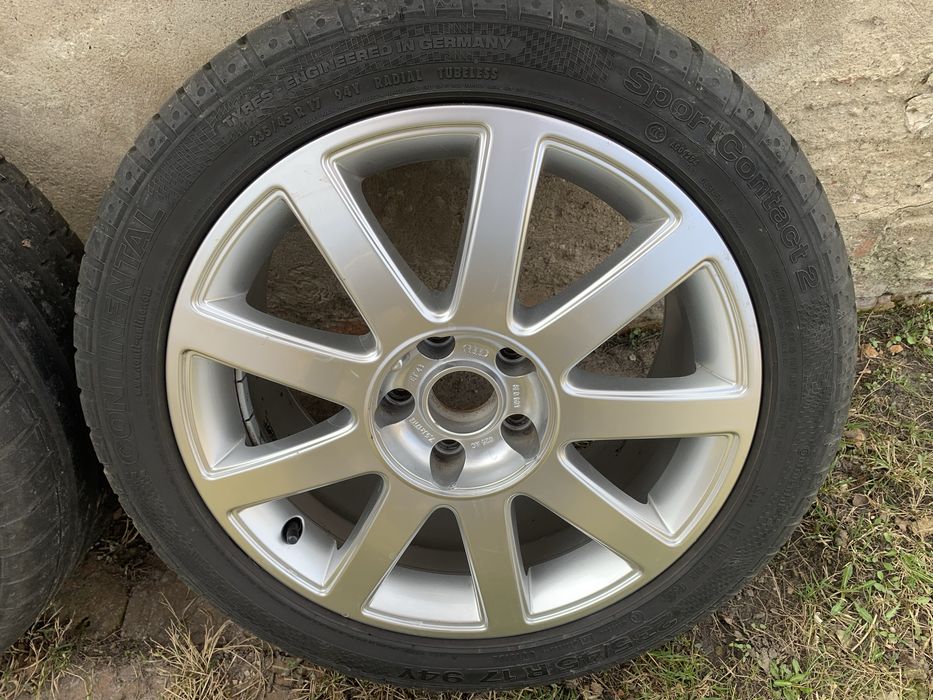 Kola felgi aluminiowe Audi 235/45R17 opony Continental