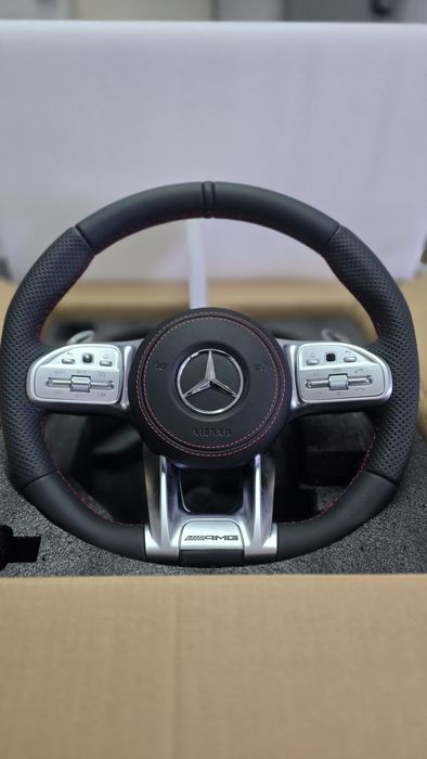 Volante Mercedes AMG  + Airbag + Patilhas (Novo)