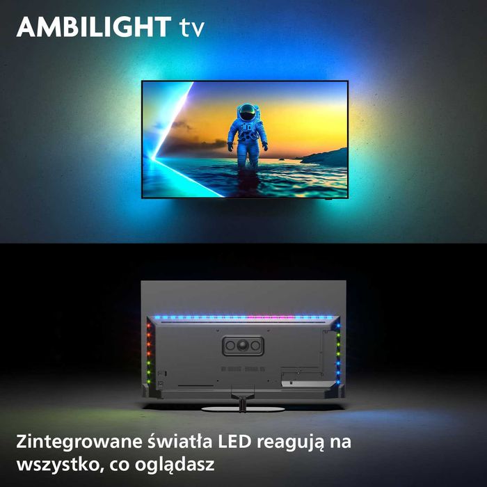 OUTLET nowy Telewizor 144Hz OLED Philips 55OLED820 55 cali 4K UHD gwar 2 lata
