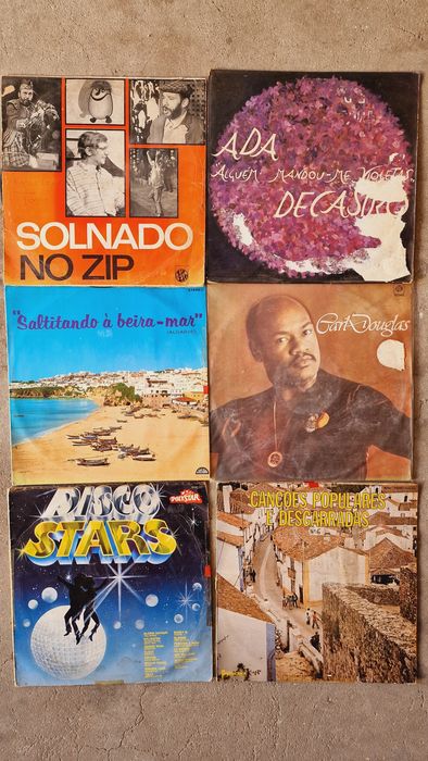 Discos em vinil vintage