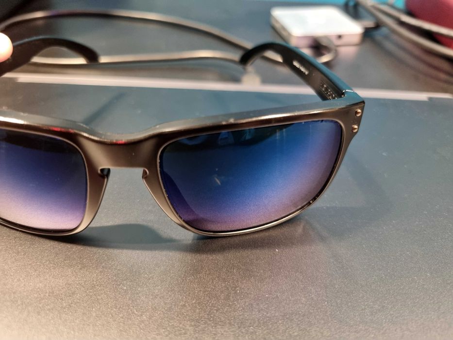 Okulary Oakley Holbrook Matte Black / Ice Iridium Polarized