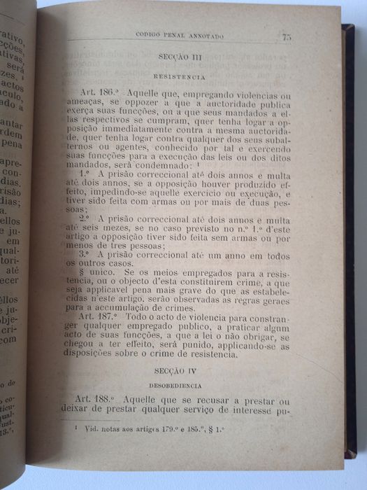 Raríssimo Código Penal Anotado de 1896