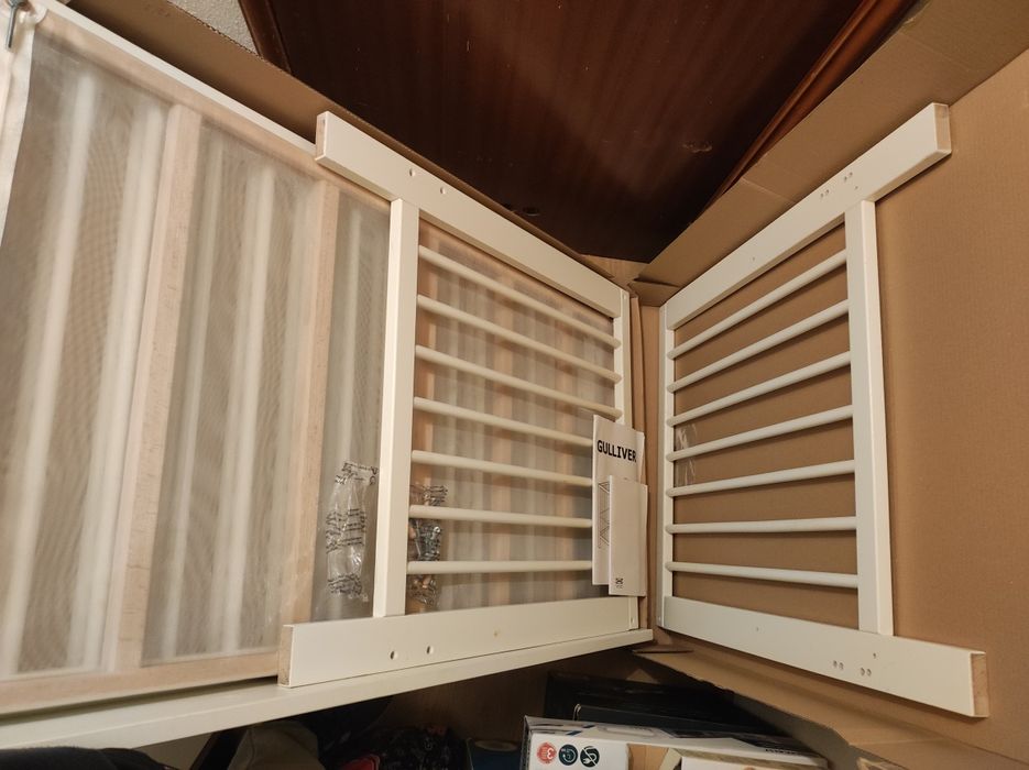 Berço Gulliver IKEA branco com colchão viscoelástico
