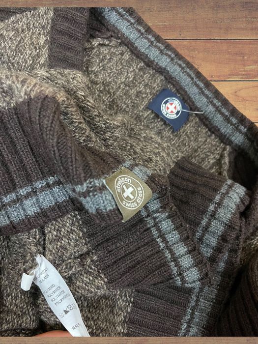 Strellson roz. M męski wełniany sweter Made in Italy