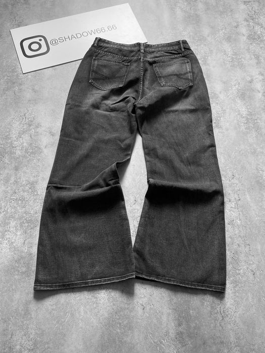 Flared jeans “Strip” | Клеш чорні сірі фларед кльош широкі indie sleaze опіум opium jaded racer архив ск8 y2k sk8 archive
